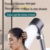 Lotus Head 3-rychlostní tlaková filtrovaná sprchová hlavice s masážním proudem