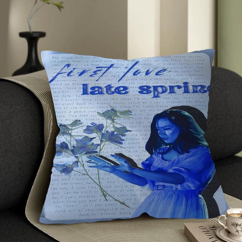 Mitski Decorative Room Aesthetics Pillow Case Home Decor Bedroom Sofa Bed Couch Pillow Cover 45x45