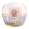 Mini Manual Garlic Chopper Portable Hand-Pull Food Processor for Garlic Ginger Chili Efficient Food Preparation Kitchen Gadget
