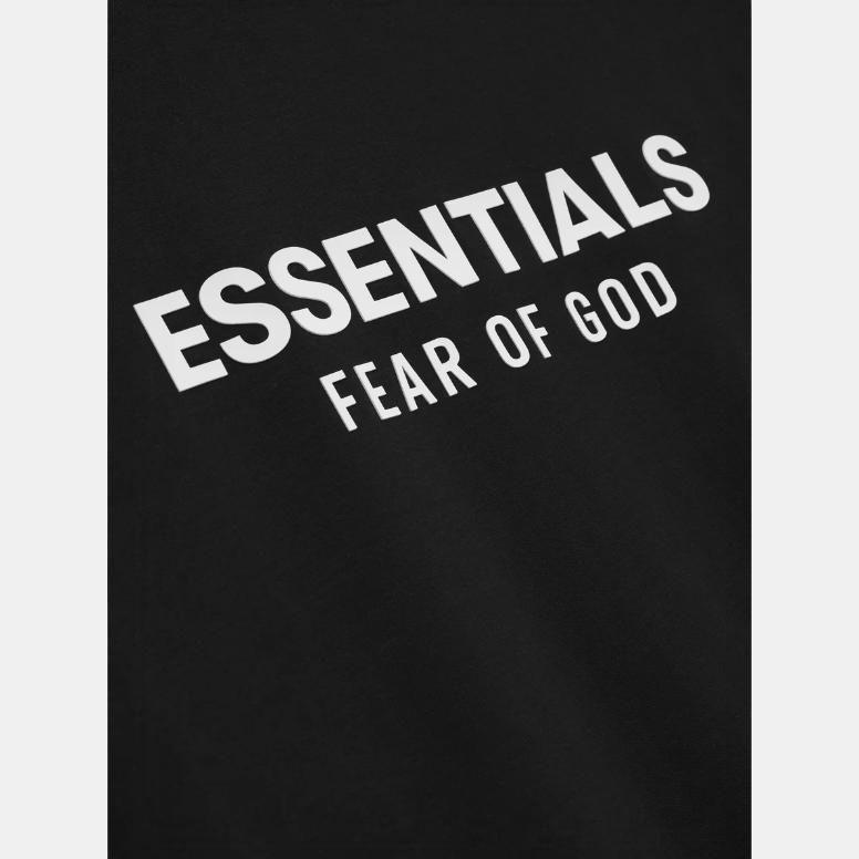 Fear of God Essentials Klassisches kurzärmeliges T-Shirt Vintage Schwarz Herren Oberteile 125AS254171F