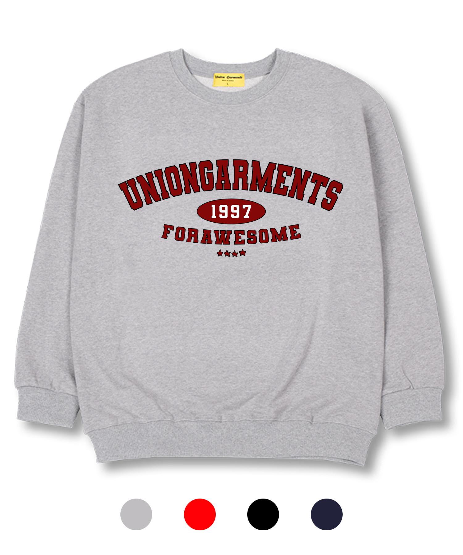 Union Garments Постер Union Логотип Терри Оверсайз Толстовка Black/Xxl