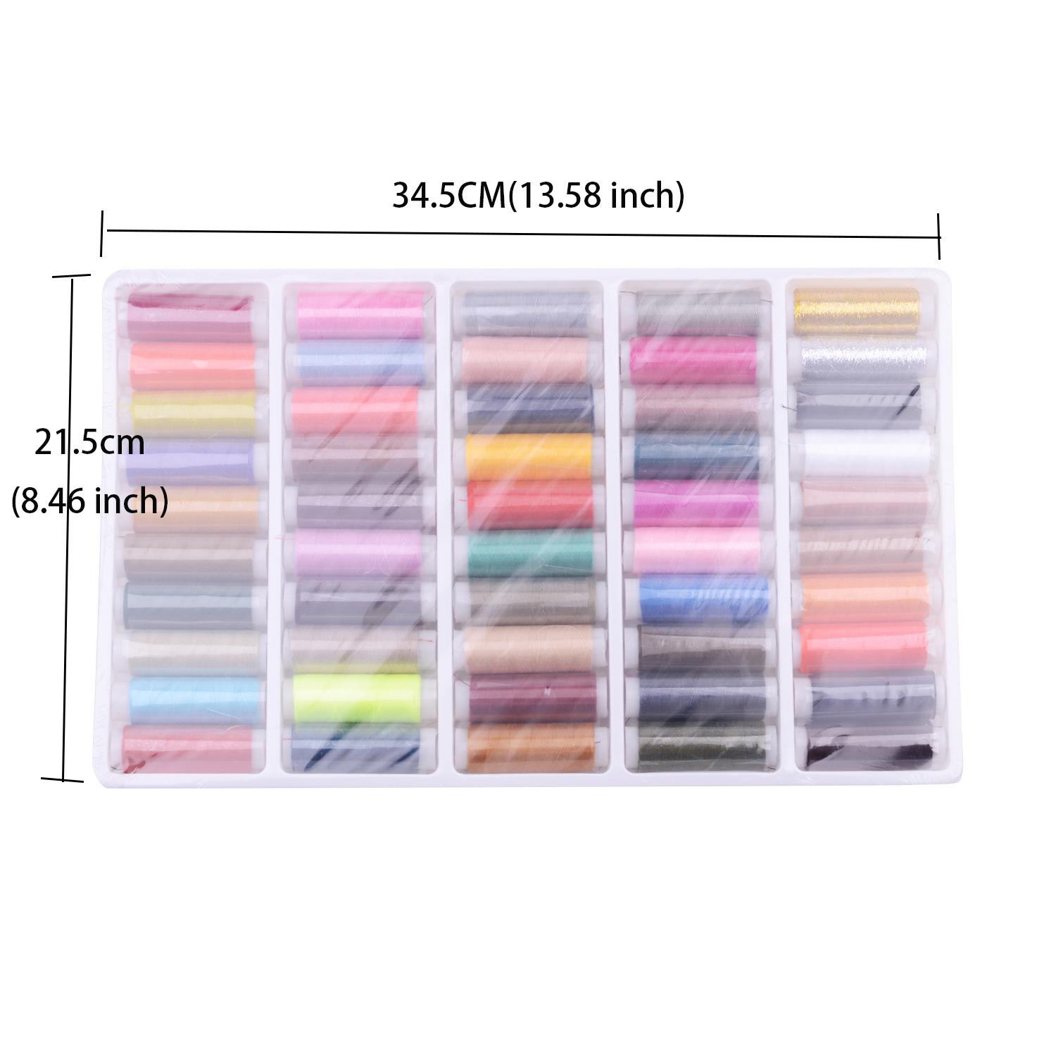 Швейные нитки 50 цветов — фото 5