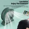 Quiet Motor USB Desk Fan USB Powered Desktop Fan Portable Quiet Cooling Fan  Dormitory Use