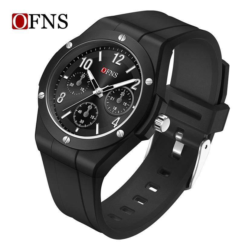 Oufanni Unisex High School Waterproof Quartz Watch for Students - Luminous, Ideal for Exams