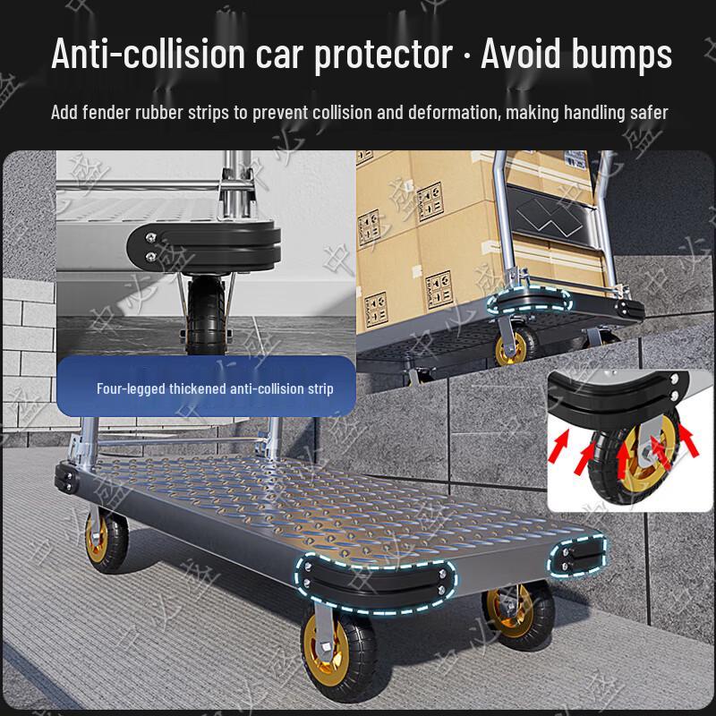 Heavy-Duty Folding Flatbed Hand Truck