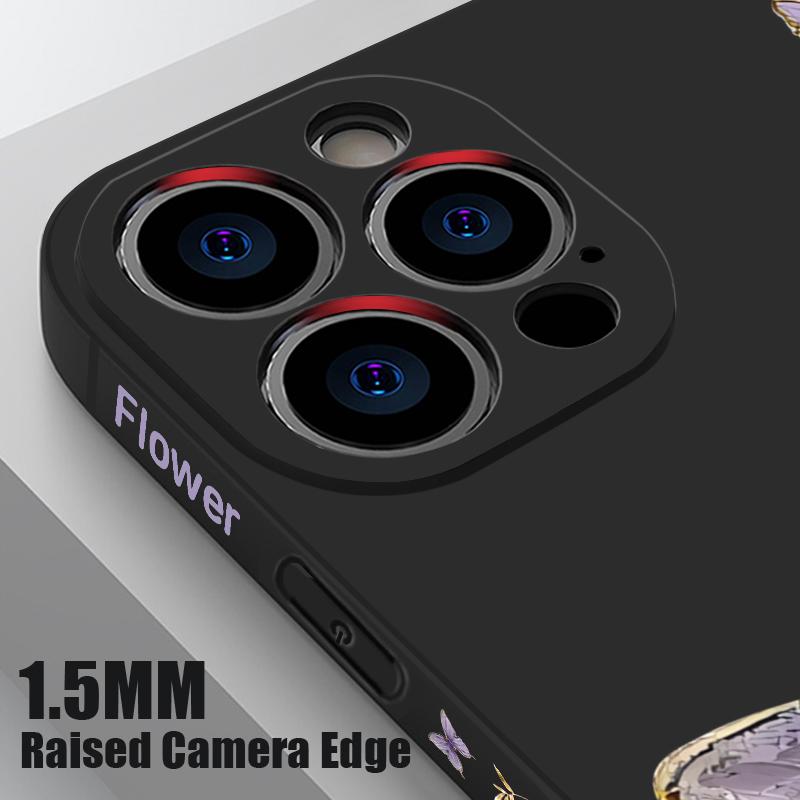 Case For Samsung Galaxy S24 S25 S26 Ultra S23 S22 Ultra S21 S20 FE Butterfly Bamboo Pattern Lanyard Case For Samsung A56 A17 A26 A16 A36 A55 A54 A15