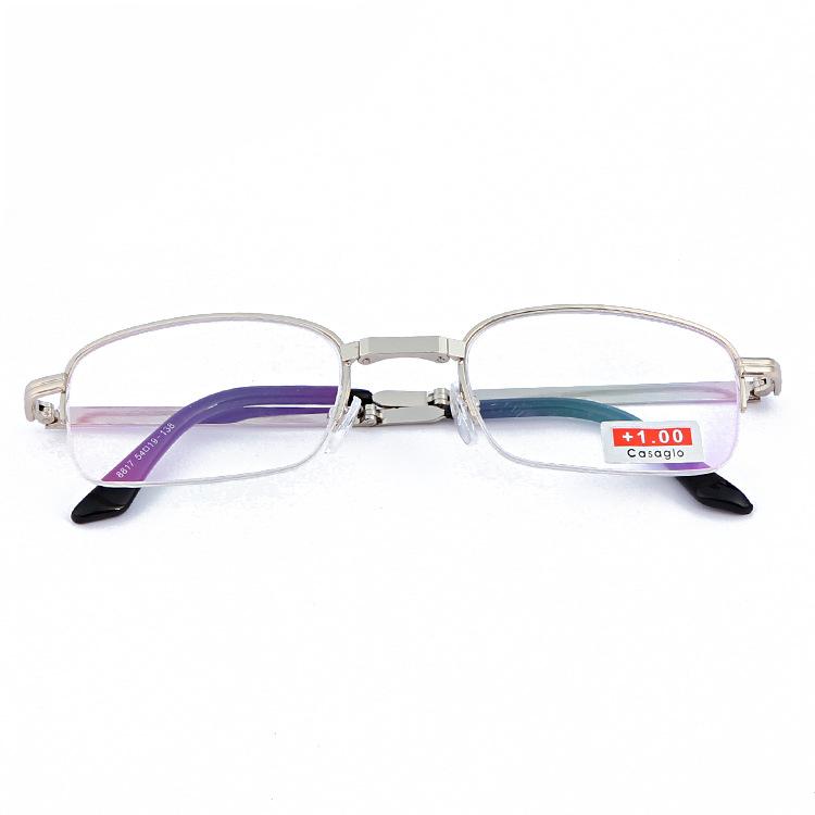 

Очки для чтения в полуоправе, портативные складные очки для чтения на улице, старые газетные очки