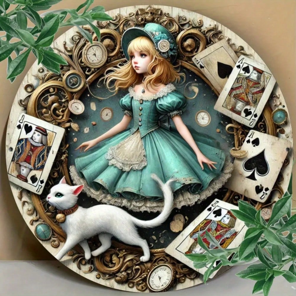 Vintage Steampunk Metal Wall Art Gear Clock Decor For Home Bar Cafe 20x20