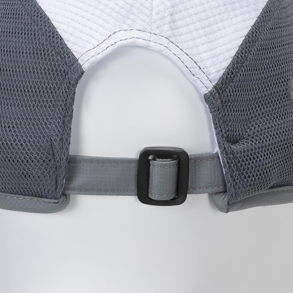 Dry Aeroflow Summer Snow Free Size Circumference Cap, Breathable, Hat, Unisex, 32JWB103, Adult, White, (Head 56-60cm)