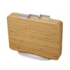 Joseph Joseph Index Groot x 29 x Bamboe Snijplank Set Eenvoudig te Gebruiken met Post-its voor Verschillende Materialen Bamboe 60141 [Authentiek Product] (35,5