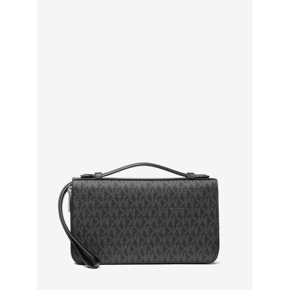 Michael Kors Cooper Wristlet   Mk Signature 36s5lcon8b1 Black