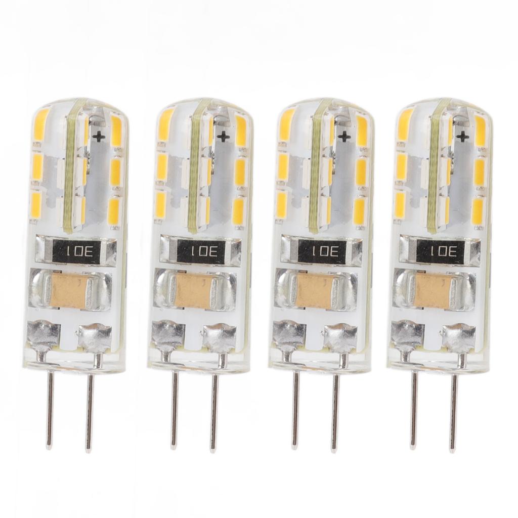 10pcs G4 LED Bulb Double Feet Base 1.5W AC110V 110LM Silicone Light Bulb for Landscape Lighting