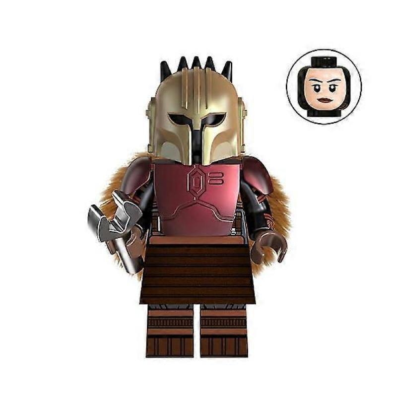 8 Stück Star Wars The Mandalorian Bausteine Mini-Actionfiguren Zusammengebaute Minifiguren Spielzeug Kinder Erwachsene