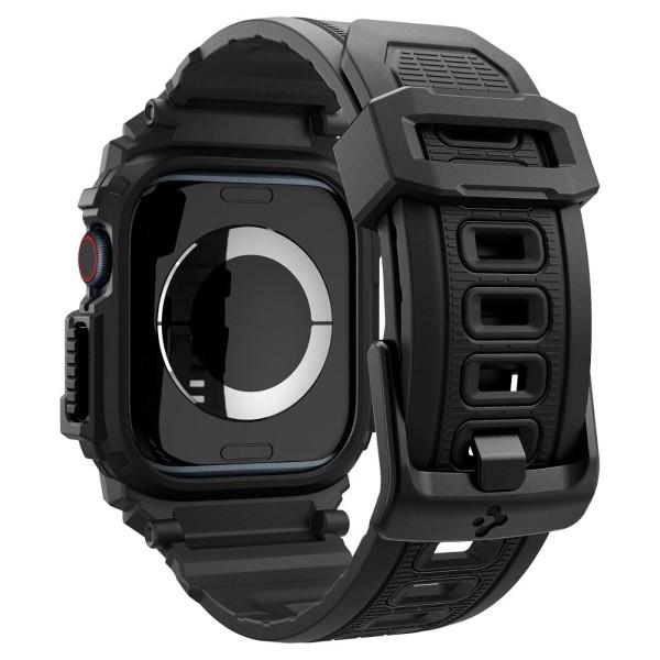 Spigen Rugged Armor Pro Apple Watch 10 / 11 42mm schwarz/mattschwarz ACS08591