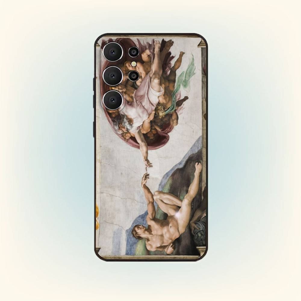 Renaissance Art Paintings Phone Case For Samsung S25,S24,S21,S22,S23,S30,Ultra,S20,FE,Lite,10,9,Black Cover