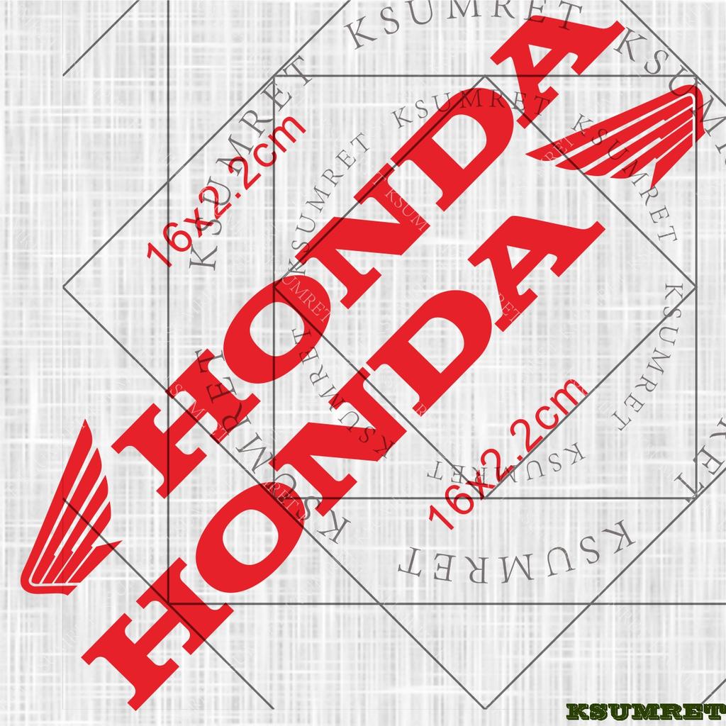 FIQ1 For Honda Motorcycle Stickers Logo Decal Waterproof
