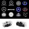 2 Stück LED Auto Tür Willkommensleuchten Logo Emblem Geister Schattenlicht Auto Zubehör für Mercedes Benz CLA CLS C218 W218 A207 C207