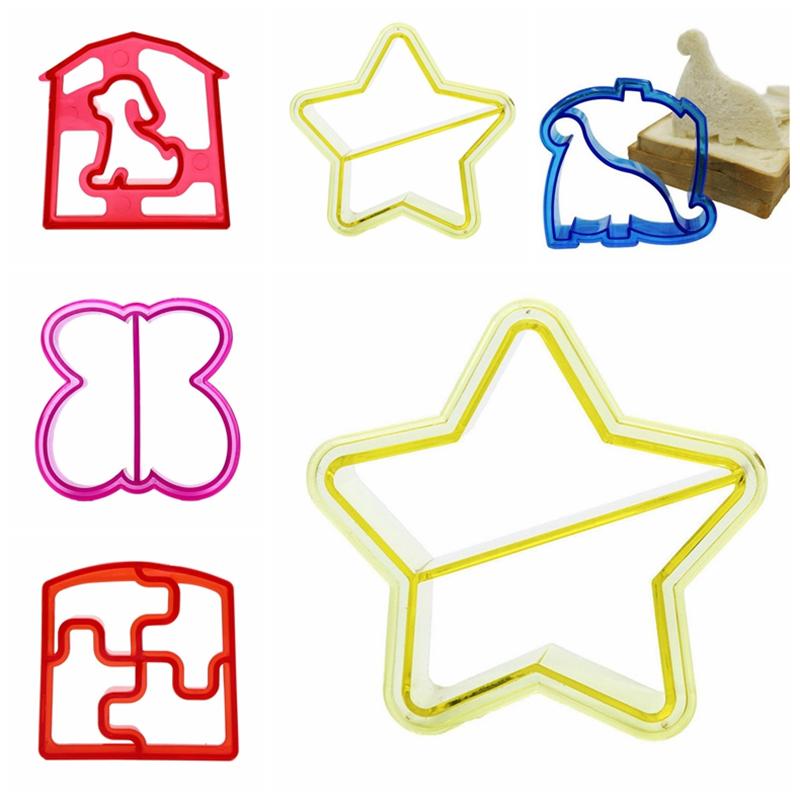 Sandwich Cutter Butterfly Dog Flower Shape Cake Bread Toast Mold Mould Maker