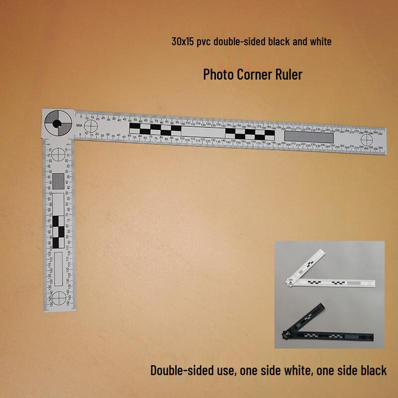 Jundingying 30x15cm PVC Folding Set Square (2-Pack)