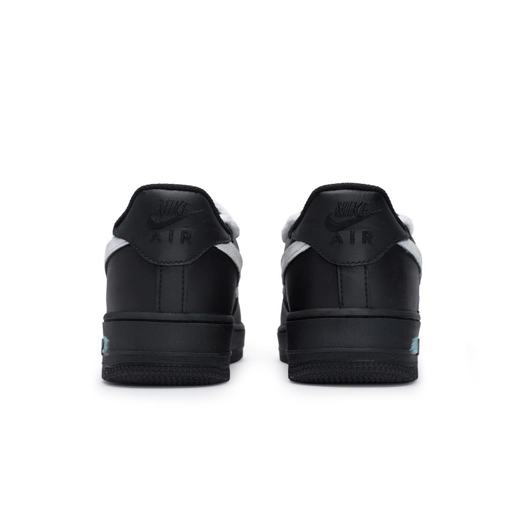 Nike Air Force 1 Low top Skateboard Shoes Unisex Black White Lake Blue CW2288-001(Team80-S-BOX)