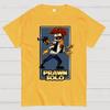 Prawn Solo Cotton Summer Casual Cool Loose T-Shirt