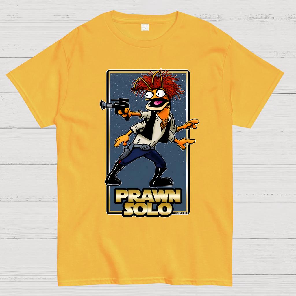Prawn Solo Cotton Summer Casual Cool Loose T-Shirt