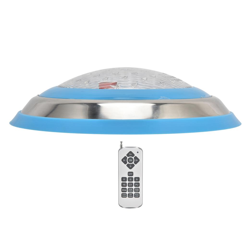 LED Simming Pool Light Underwater Light AC12V RGB HighPower 18Key Remote Control Submersible