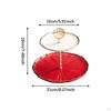 Layered Cake Stand Cupcake Holder Light Luxury Display Candy Plate Dessert Tiered Serving Tray