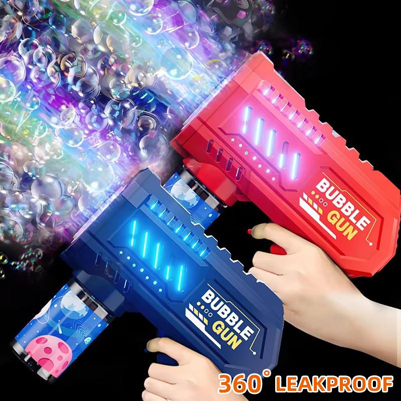 Fully Automatic Space Bubble Blowing Toy Bubble Gun Outdoor Bubble Machine Gift Holiday Gift Toy (Without Bubble Water)