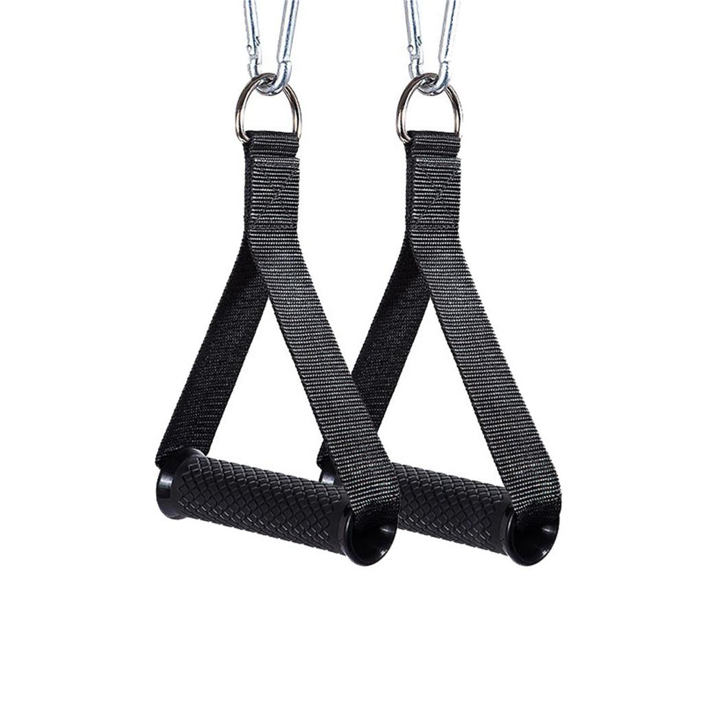 1Pair Multifunctional Gym Resistance Bands Handle  Gym Exercise Handle Pull Down Grip Fitness Workout Band Handle