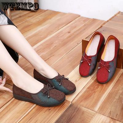Cloth Shoes for Women Non-slip Shoes for The Elderly Super Soft Flat Shoes for The Elderly