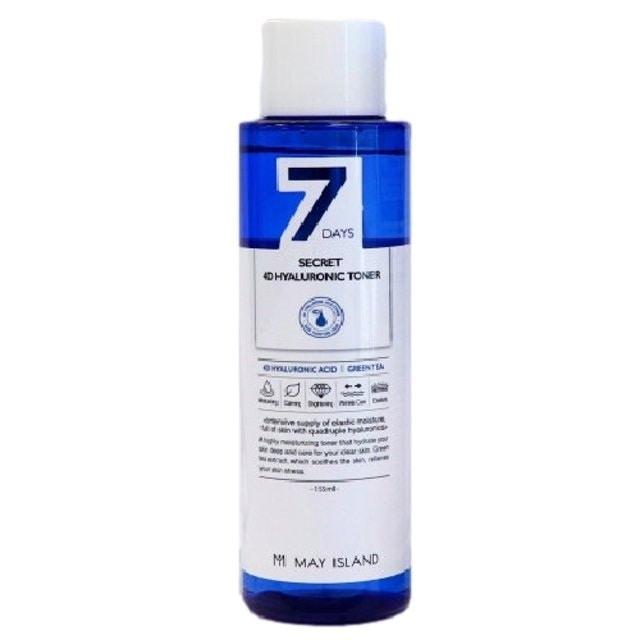

Mayisland 7Days Secret 4D Гиалуроновый тонер 155мл