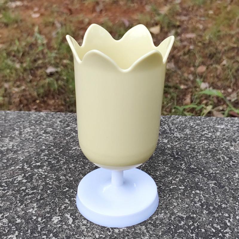 

Romantic Girly Tulip Makeup and Pen Holder - Decorative Desktop Storage Container