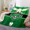 MANAUS FC Print Flannel Blanket High Quality Warm Comfortable Cover for All Seasons Perfect for Gifts Home Decor