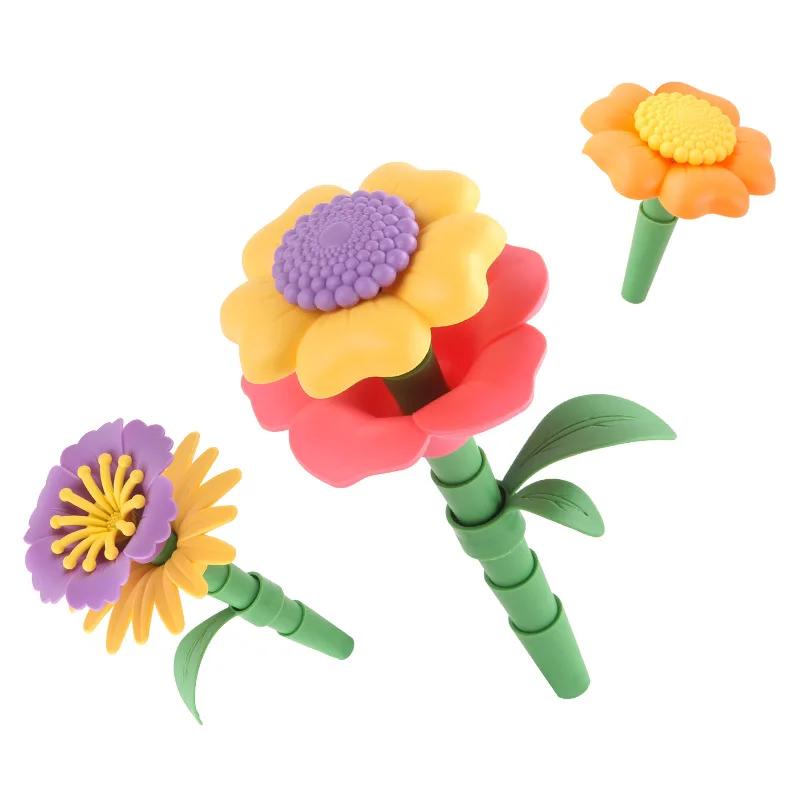 Kids Grow Imagination Toys with Educational Flower Garden Building Toys DIY Educational Blocks Toys Boys Girls Perfect Gifts