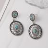New Retro Earrings Bohemian National Style Turquoise Earrings Earrings