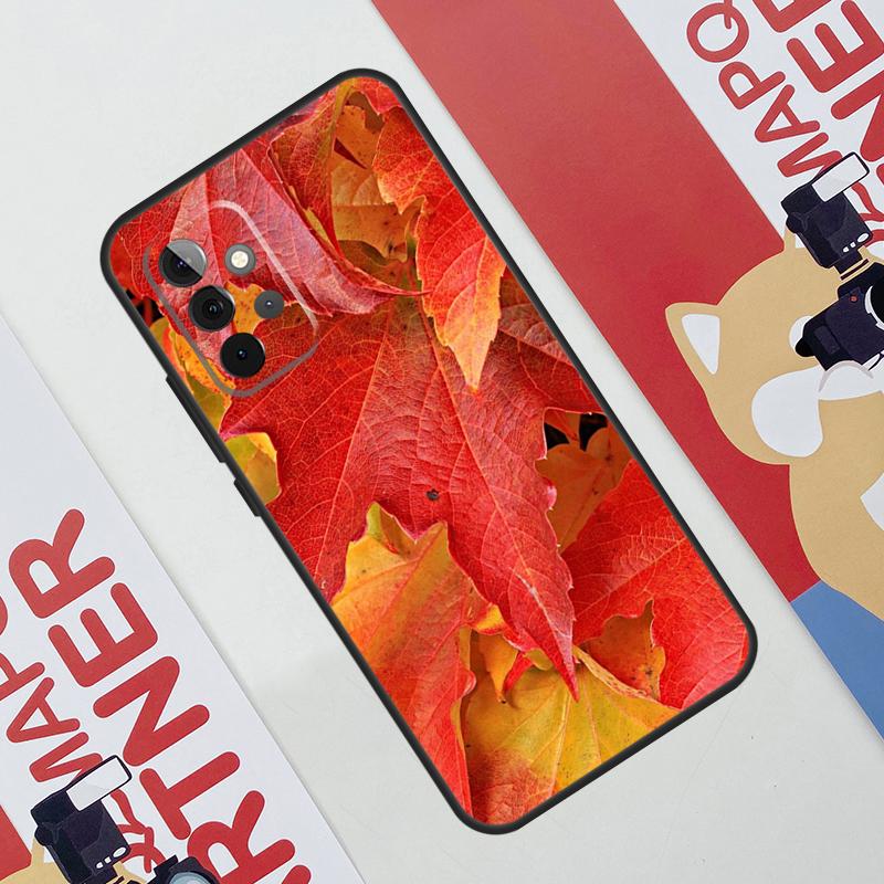 Autumn Leaves Case For Samsung Galaxy A34 A54 A14 A56 A36 A16 A06 A13 A53 A12 A22 A32 A52 A35 A17 A15 A55