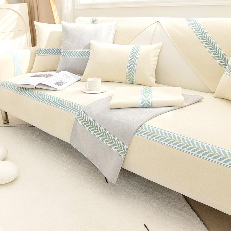 Fresh Chenille Sofa Cushion Four Seasons Universal Non-Slip Sofa Cover All Wrapped Simple Cushion Cover Towel