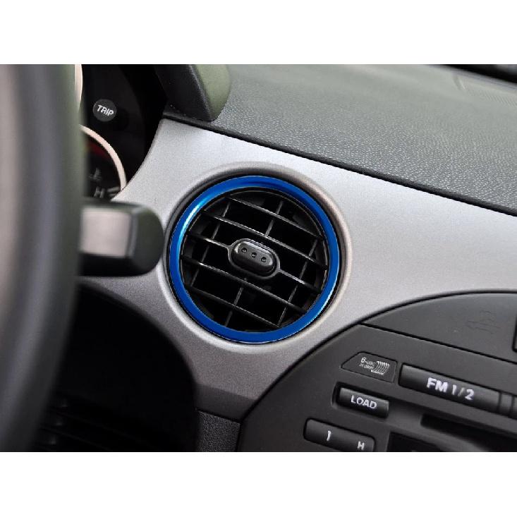 Car  Dashboard  Air Conditioner AC Vent Outlet Ring Trim For Mazda MX-5 MX5 RF ND 2009-2015 Car Accessories
