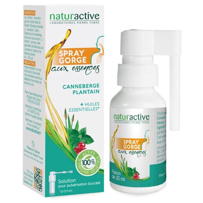 Naturactive Spray Gorge Canneberge Plantain 20ml