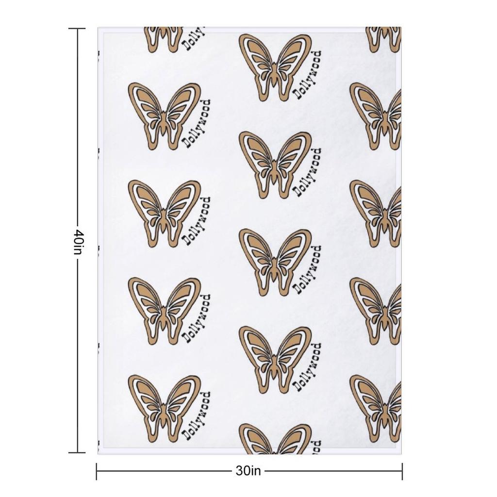 Dollywood Schmetterling Überwurfdecke Decken Für Baby Stofftiere Schlafsack Dekorative Decken