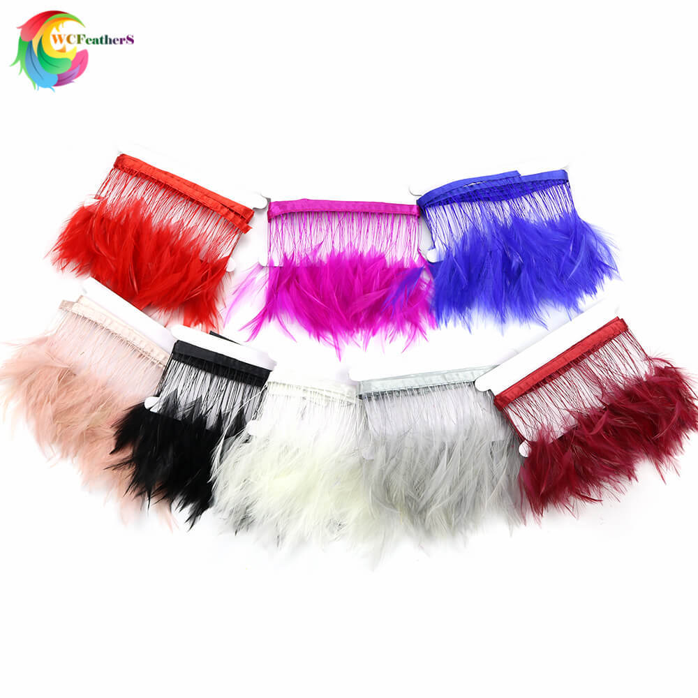 10-13Cm Tear Item Wool Edge Clothing Accessories Pendant Material Chicken Feather Cloth Edge Fringed Skirt Diy