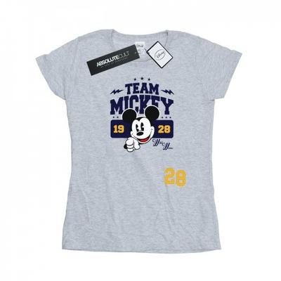 Womens/Ladies Mickey Mouse Team Mickey Cotton T-Shirt