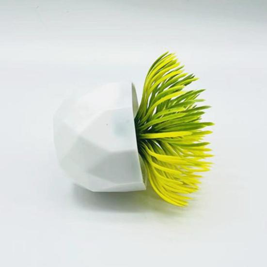 Plante en pot de simulation attrayante, longue durée, 2 couleurs, résistante aux UV