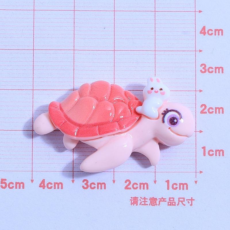 10Pcs New Mini Cute Cartoon Shell, Turtle, Octopus, Seahorse, Whale Flat Back Resin Cabochons DIY Jewelry Craft Decoration
