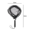 Durable Aluminium Fly Fishing Mesh Nylon Knotless Hand Net Fish Saver Fishing Net Landing Nets