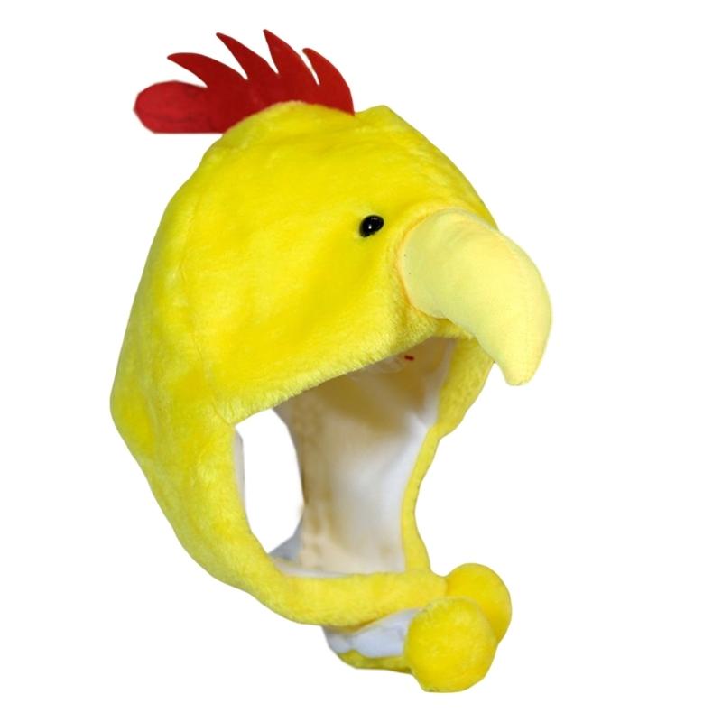 Kids Animal Hat Bomber Hat Trapper Hat Animal Earflap Hat Drama Props For Kid Rabbit Pig Raccoon Rooster Frog