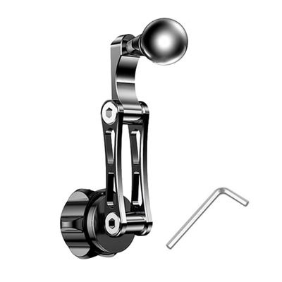 Tige d'extension à rotule réglable 17 mm Extenseurs à tête sphérique en métal pour supports de caméra de tableau de bord de voiture et de support de téléphone