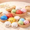 Squishy Spitze Bao/Knödel Kawaii Stressabbau Spielzeug, Mehrfarbig Weiches Material Wiederverwendbar Geschenk für Kinder und Erwachsene Sammlerstück mit Box