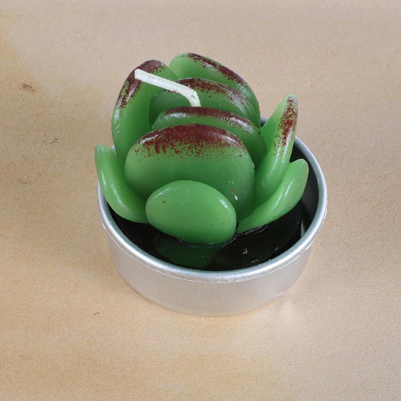 New simulation succulent plant candles, rose candles, 44 product combinations, and special-shaped paraffin candles